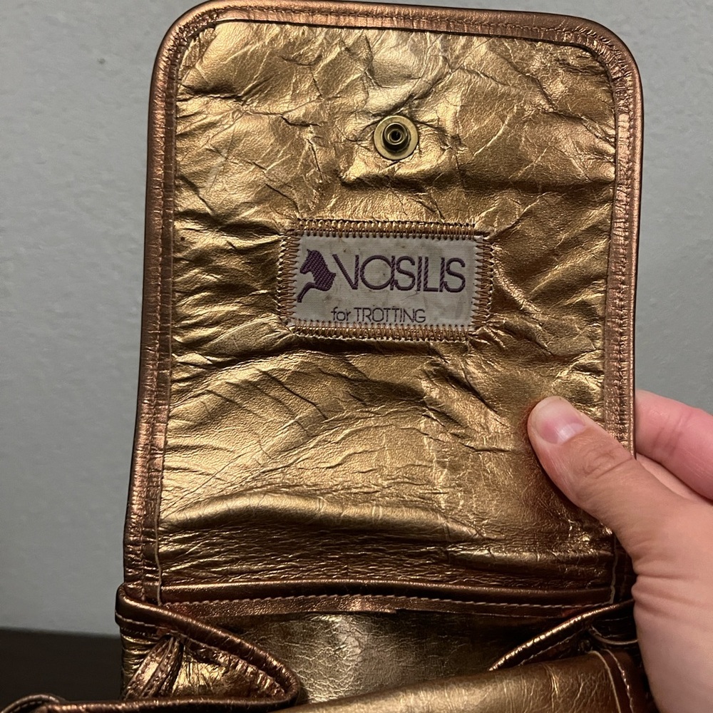 Metallic Gold Patchwork Bag - Picture 4 of 6